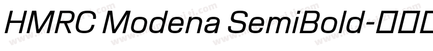 HMRC Modena SemiBold字体转换